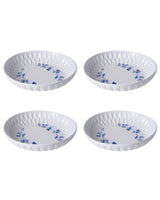 Blauw Vouw Porcelain Plates - Set of 4