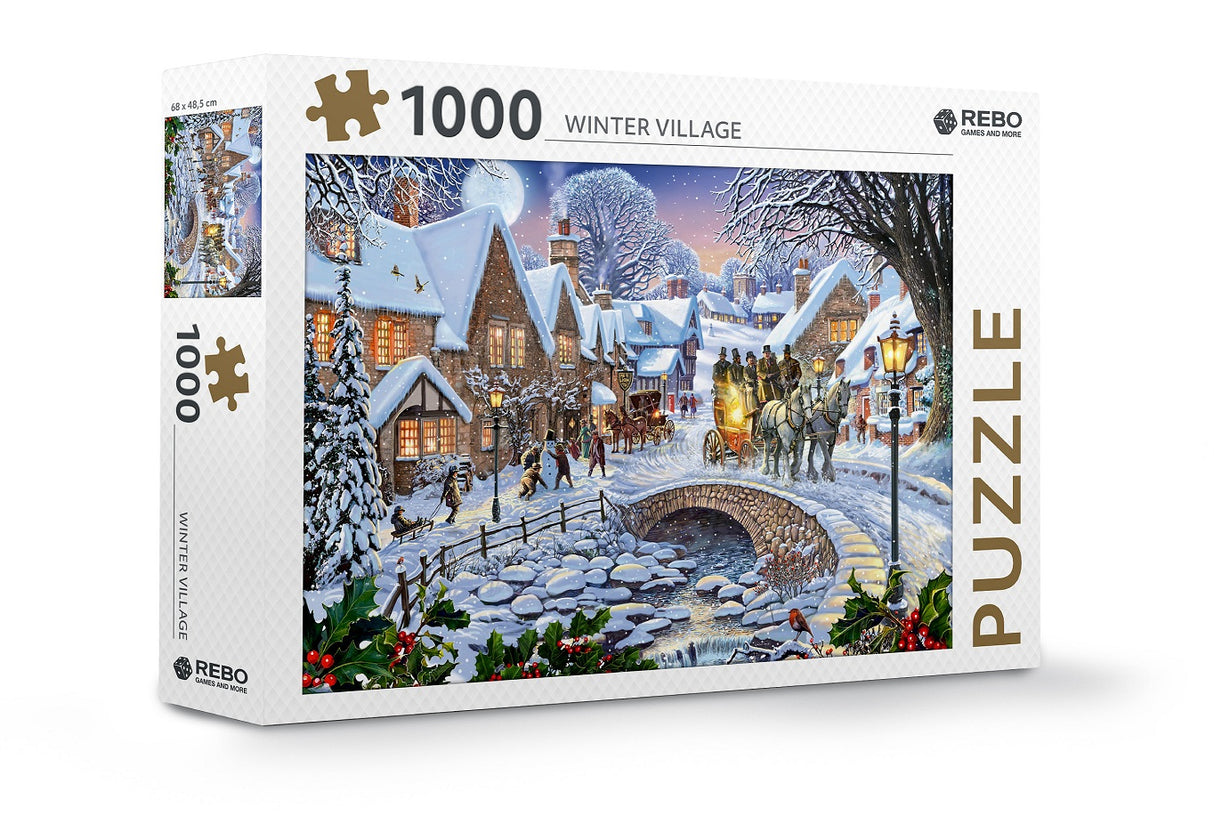 Rebo Puzzle - Winter Village