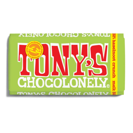 Tony's Chocolonely 32% Melk Hazelnoot Crunch --- Holland Store - Toronto