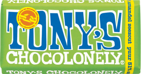 Tony's Chocolonely Dark Chocolate Almond Sea Salt - 180 g --- Holland Store - Toronto