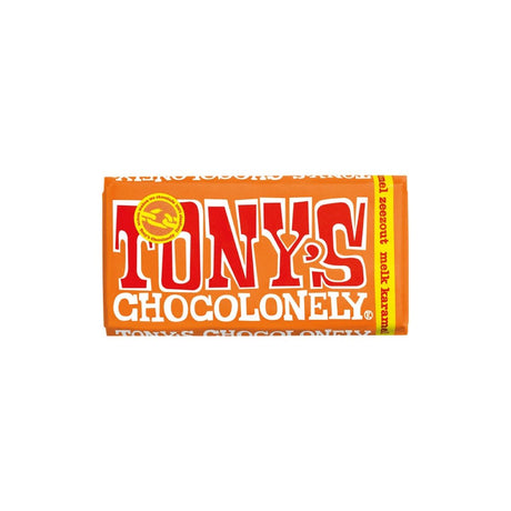 Tony's Chocolonely Melk Karamel Zeezout --- Holland Store - Toronto