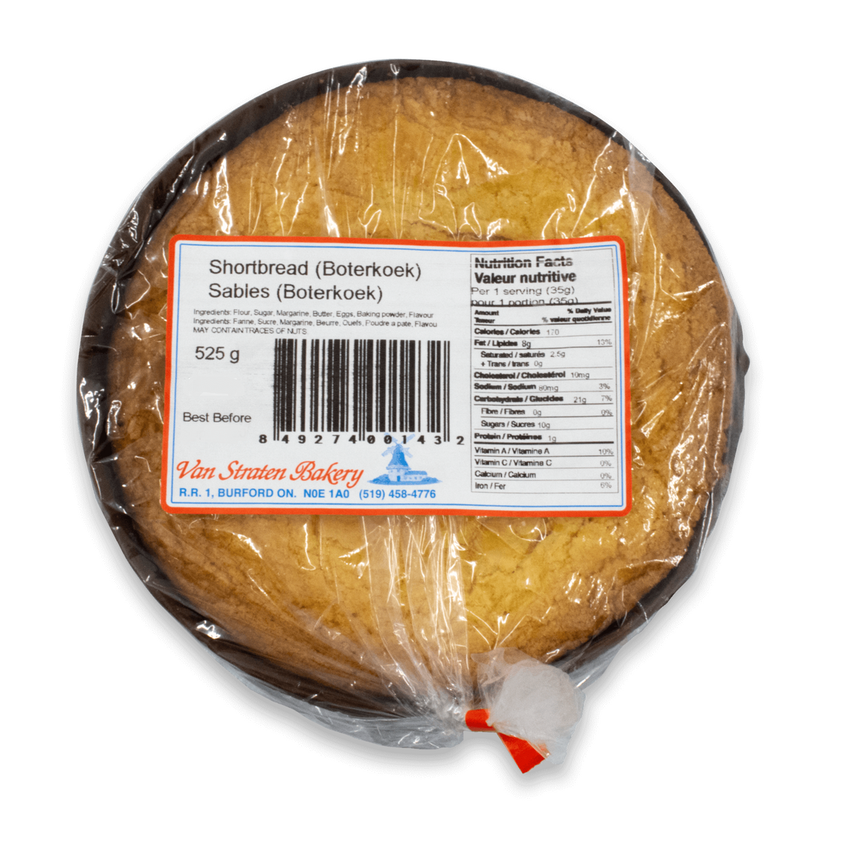 Van Straten Bakery Shortbread