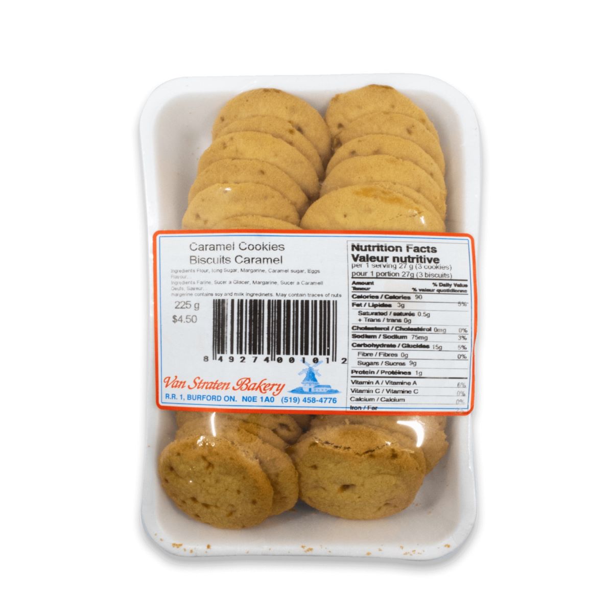 Van Straten Bakery Caramel Cookies --- Holland Store - Toronto