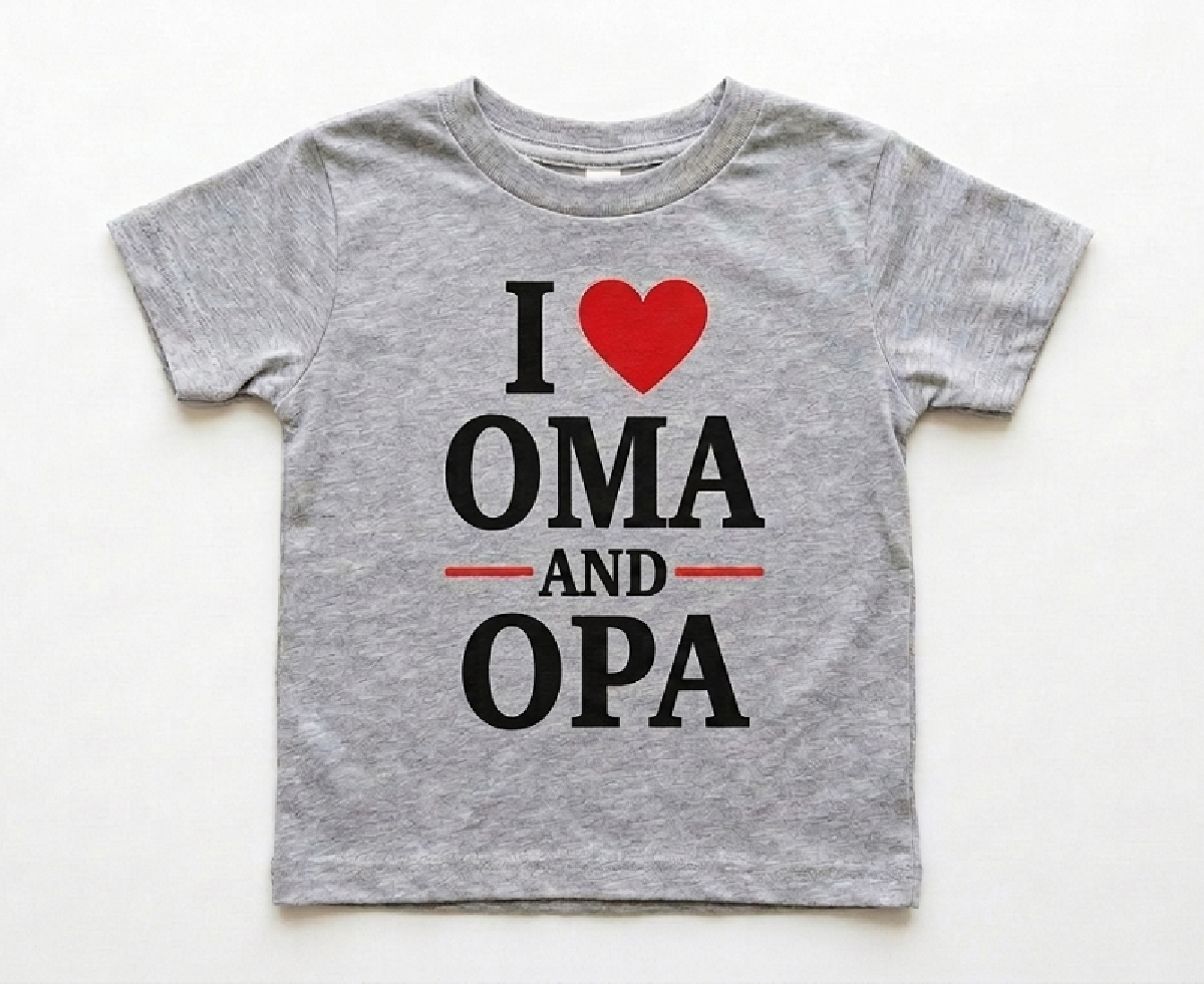 T-shirt - I love Oma and Opa