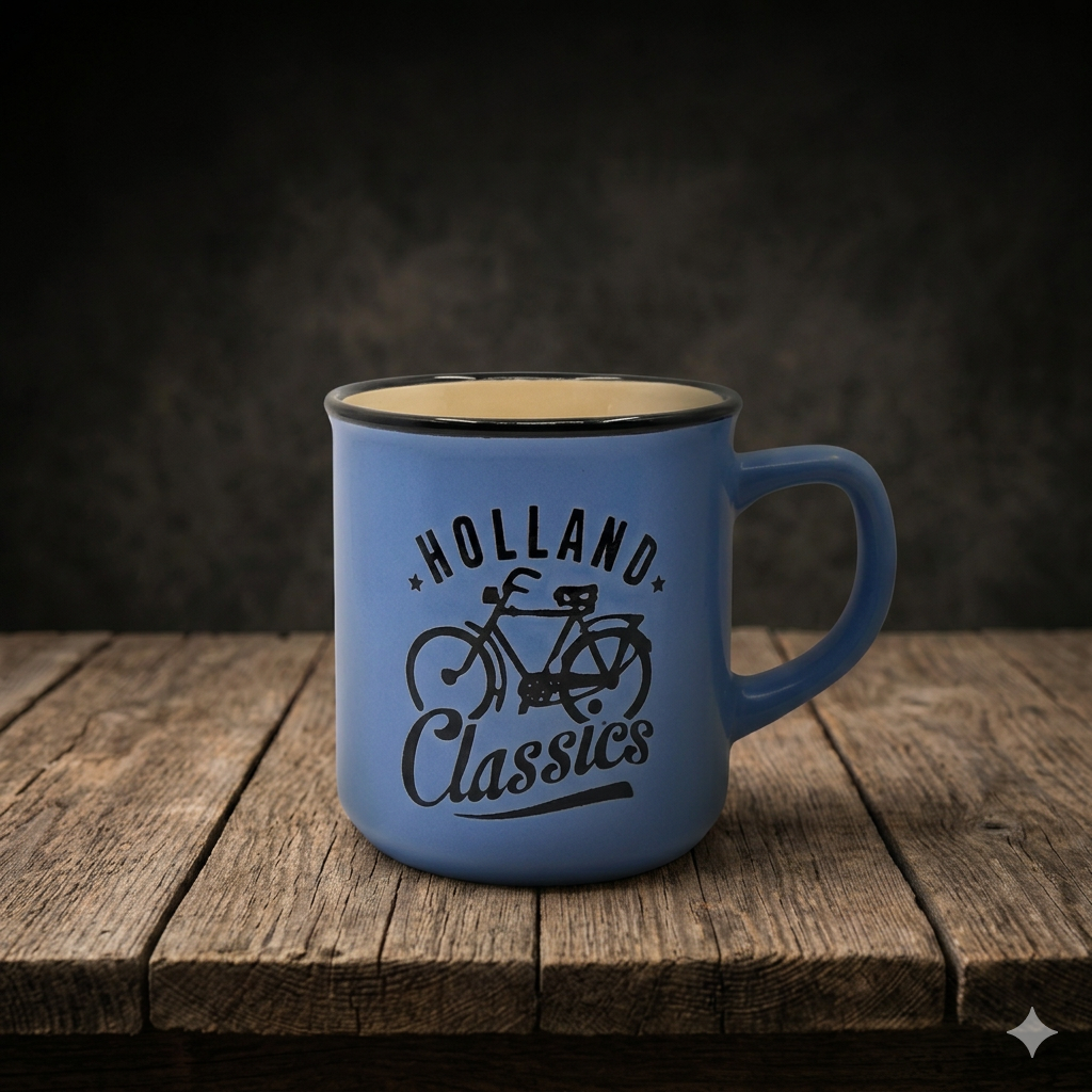 Mug de camping Amsterdam – Bleu
