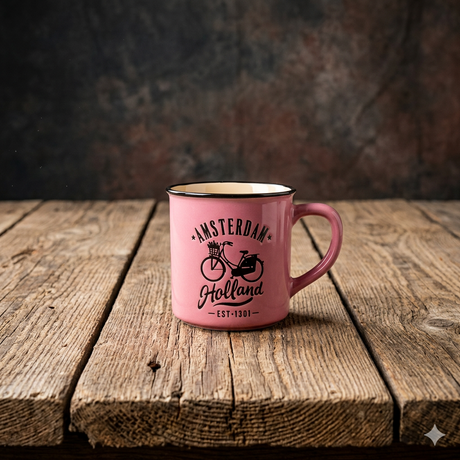 Mug de camping Amsterdam – Rose