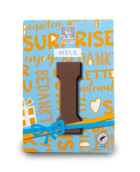De Heer Milk Chocolate  Letter-I ... Holland Store - Toronto