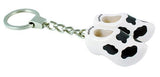 Keychain - 2 Wooden Shoes - Cow