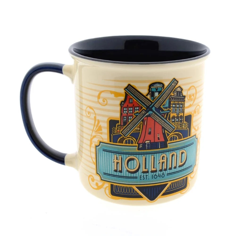 Vintage Holland Mug - Blue