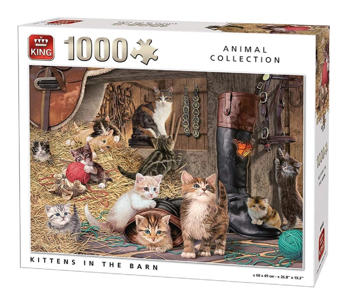 King Puzzle - Kittens in the Barn