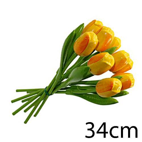 Wooden Tulip - Yellow / Orange