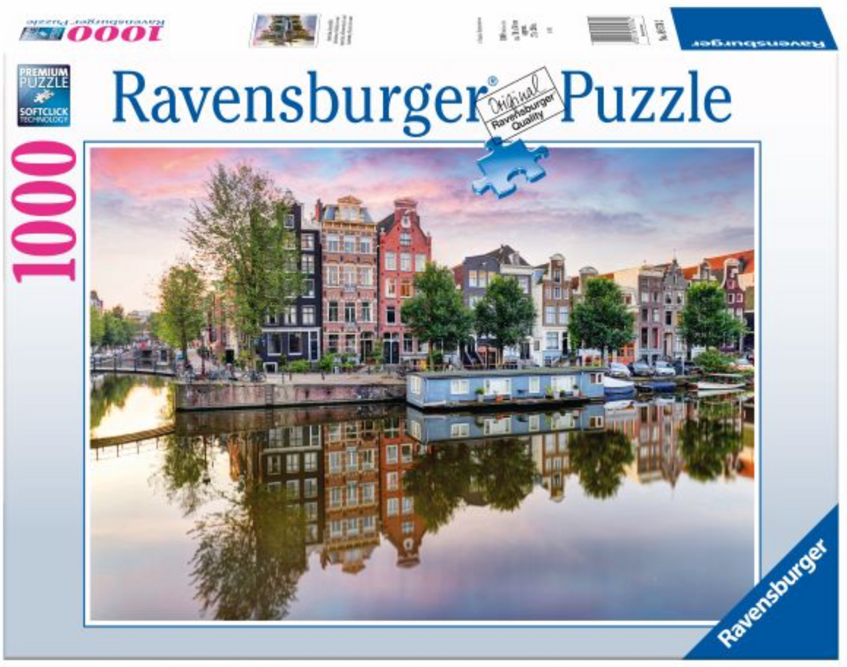 Ravensburger Puzzle - Amsterdam Reflections in Canal