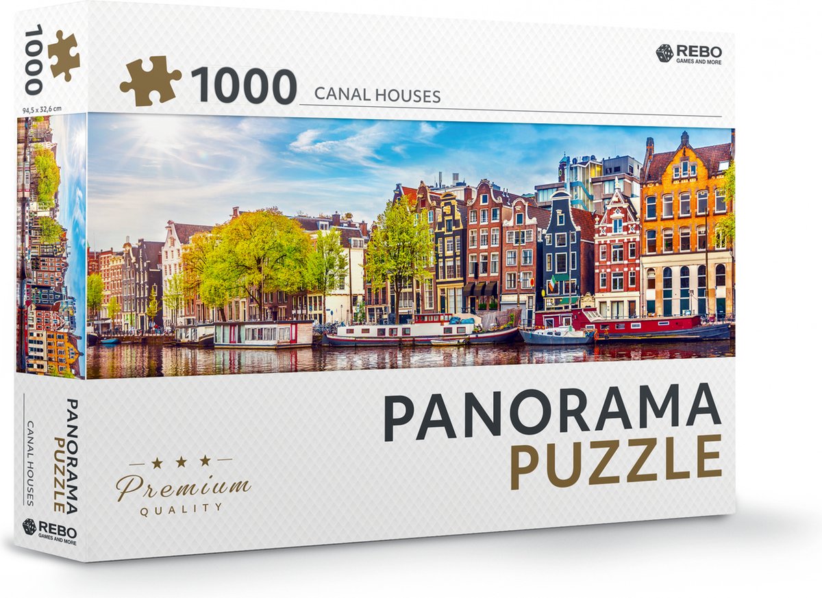 Rebo Puzzle - Panorama Canal Houses