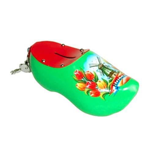 Wooden Shoe Piggy Bank