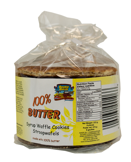 Double Dutch 100% Boter Stroopwafels-272g