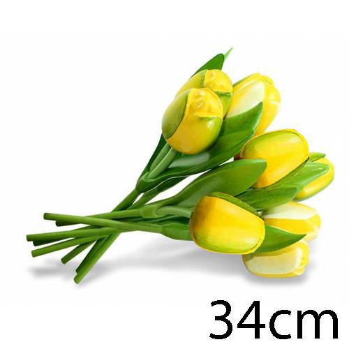 Wooden Tulip - Yellow / Green