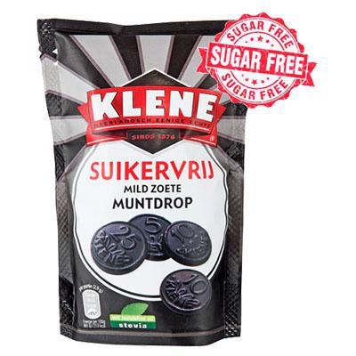 Klene Suikervrij Drop - Muntdrop