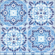Ambiente Napkins - Tiles Blue ... Holland Store - Toronto