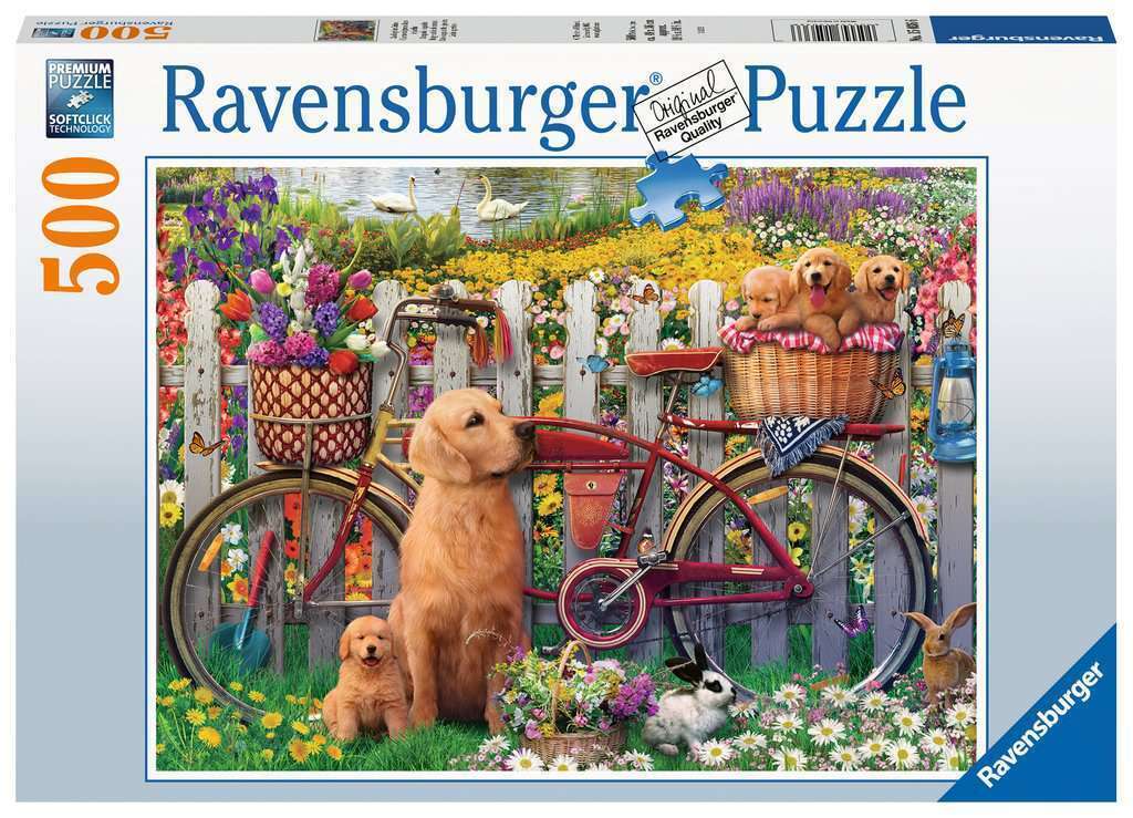 Ravensburger Puzzle - Cute Dogs in the Garden