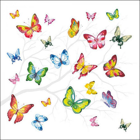 Ambiente Napkins - Colourful Butterflies ... Holland Store - Toronto