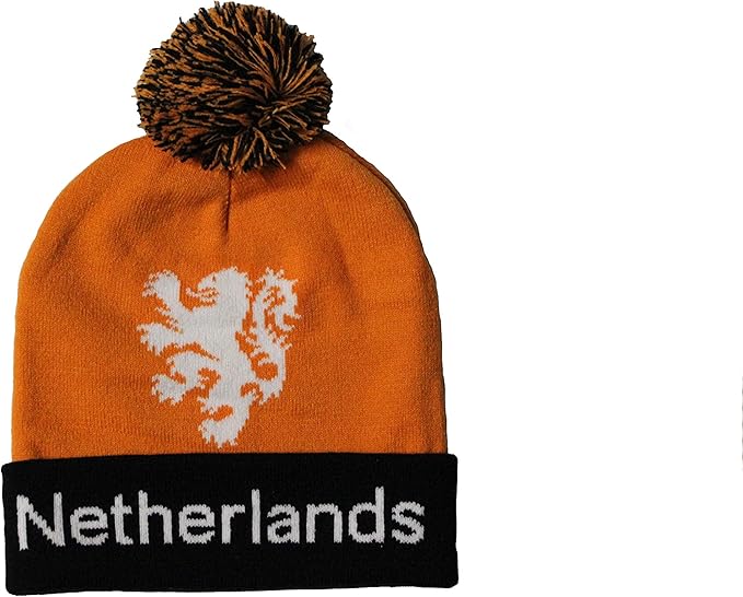 Toque - Orange Netherlands & Pompom
