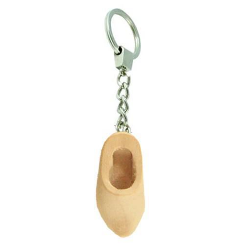 Keychain - Wooden Shoe - Natural