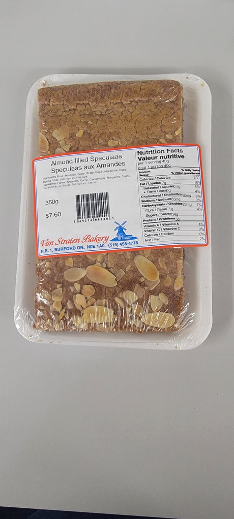 Van Straten Bakery Gevulde Speculaas-350g ... Holland Store - Toronto