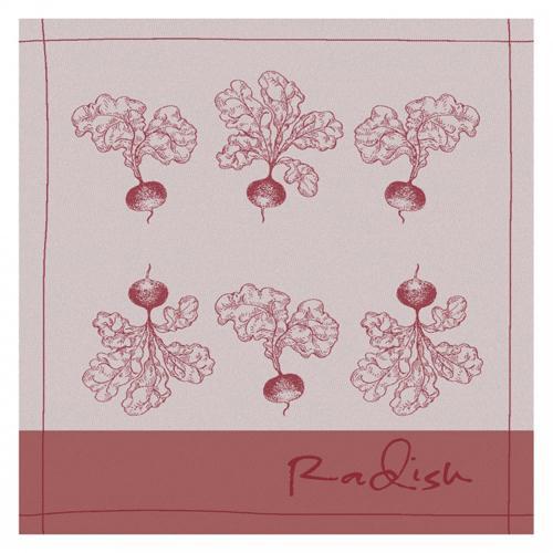 DDDDD Tea Towel - Radish Red